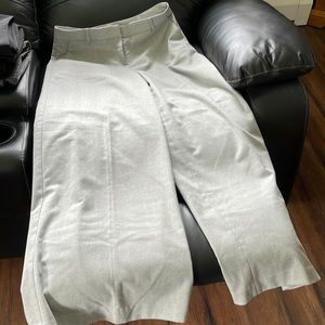 Express, high rise, wide leg dress pants. Size 12r, grey